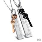 Couple Matching Key Pendant Necklace