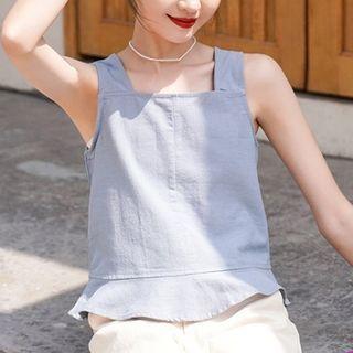 Plain Tank Top Premium Edition - Grayish Blue - One Size