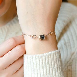 Roman Numeral Hoop Bracelet