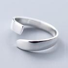 925 Sterling Silver Open Ring S925 Silver - Silver - One Size