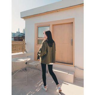 Balloon-sleeve Oversized Jacket