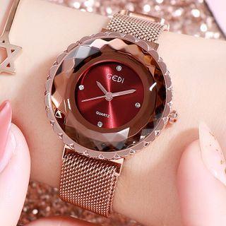 Diamond Cut Milanese Strap Watch