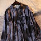 Tie-dye Long Sleeve Button-up Shirt