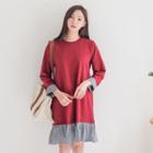Stripe-detail T-shirt Dress