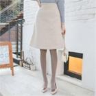 Brushed Fleece A-line Skirt