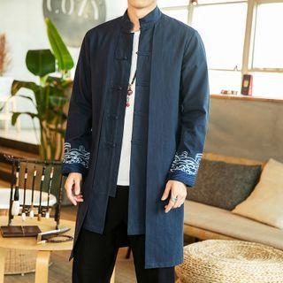 Print Frog-buttoned Jacket