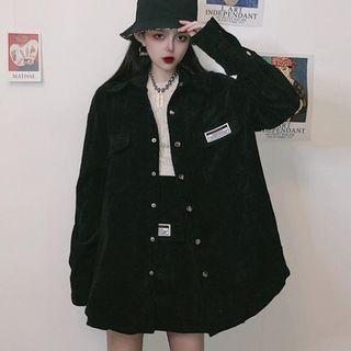 Corduroy Shirt Jacket / A-line Skirt