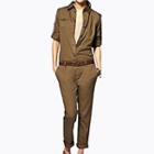 Long-sleeve Slim Fit Jumpsuit