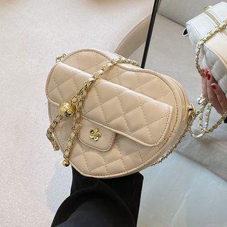 Quilted Heart Crossbody Bag (various Designs)