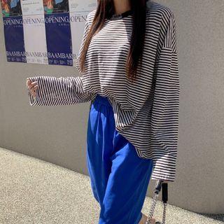 Stripe Oversize T-shirt