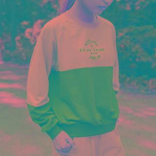 Color Block Letter Embroidered Sweatshirt