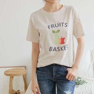 Fruits Basket Illustration T-shirt