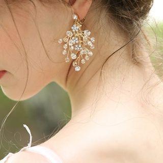 Rhinestone & Bead Earring