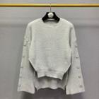 High-low Sweater Gray - One Size