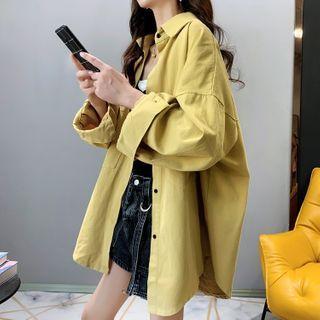Pocket Detail Oversized Shirt