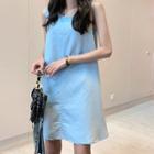A-line Loose-fit Sleeveless Dress As Figure - One Size
