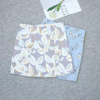 Printed Fitted Skirt