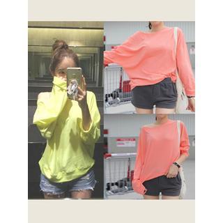Drop-shoulder Cotton Sweatshirt