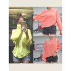 Drop-shoulder Cotton Sweatshirt