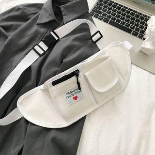 Applique Pocket Detail Belt Bag