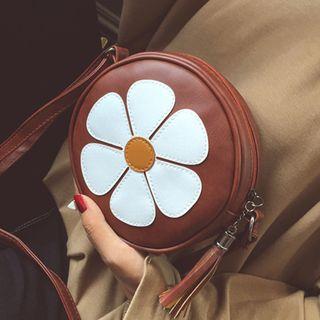 Floral Round Shoulder Bag