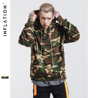 Tiger-camo Hooded Pullover
