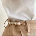 Faux Pearl Pants Pin