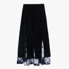 Mock Two-piece Tie-dye Midi A-line Dress