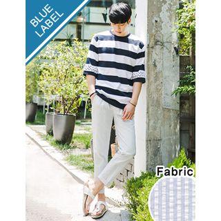 Stripe-patterned Pants