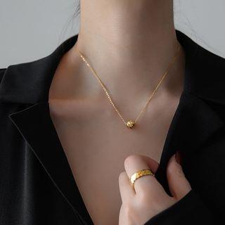 Stainless Steel Bead Pendant Necklace Star Anklet - One Size