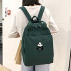 Printed Panda Nylon Backpack