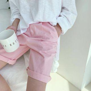 Zip-fly Pinky Shorts