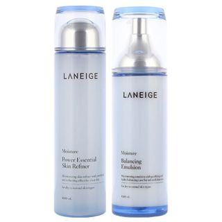 Laneige - New Basic Set : Power Essencial Skin Refiner 200ml + Balancing Emulsion 120ml Light ( For Oily & Complex Skin)