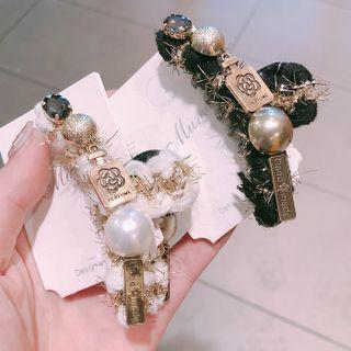 Embellished Hair Claw White - One Size