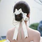 Wedding Bow Hair Clip / Earring / Set
