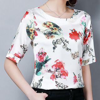 Short-sleeve Round-neck Shirt