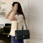 U-neck Pointelle-knit Sweater Vest