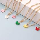 Butterfly Acrylic Pendant Anklet