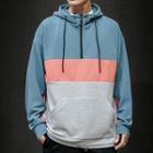 Color Panel Zip Sweatshirt