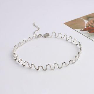 Wavy Choker 1 Pc - Necklace - One Size