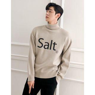 Salt Turtle-neck Knit Top