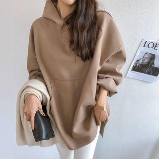 Cut-edge Letter-back Hoodie