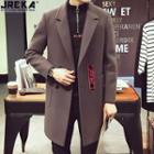 Double-breasted Lapel Long Wool Jacket
