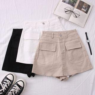 High-waist Cargo Skort