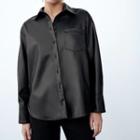 Pu Leather Shirt