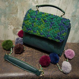 Pompom Shoulder Bag