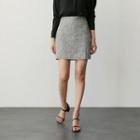 Herringbone Linen Skirt