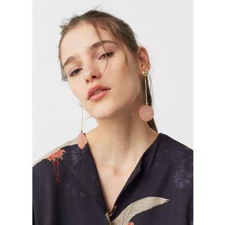 Single Jewelry Drop Metal Ball Earring