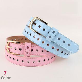 Flower Shaped Hole Belt