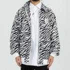 Zebra Printed Zip Jacket
